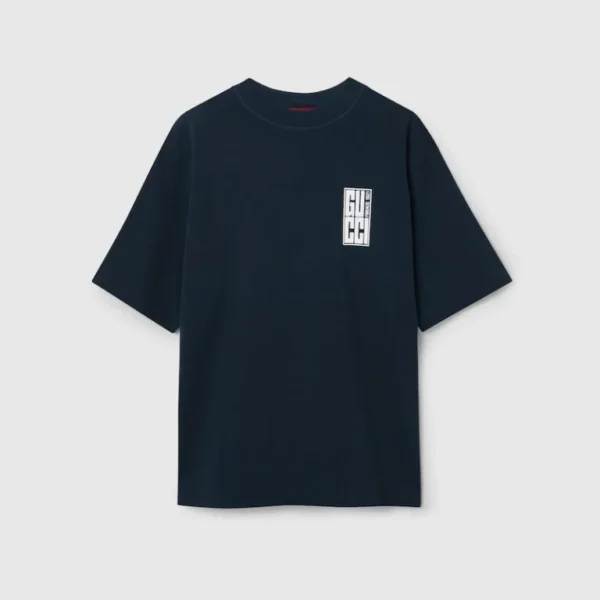 Cotton jersey T-shirt with print